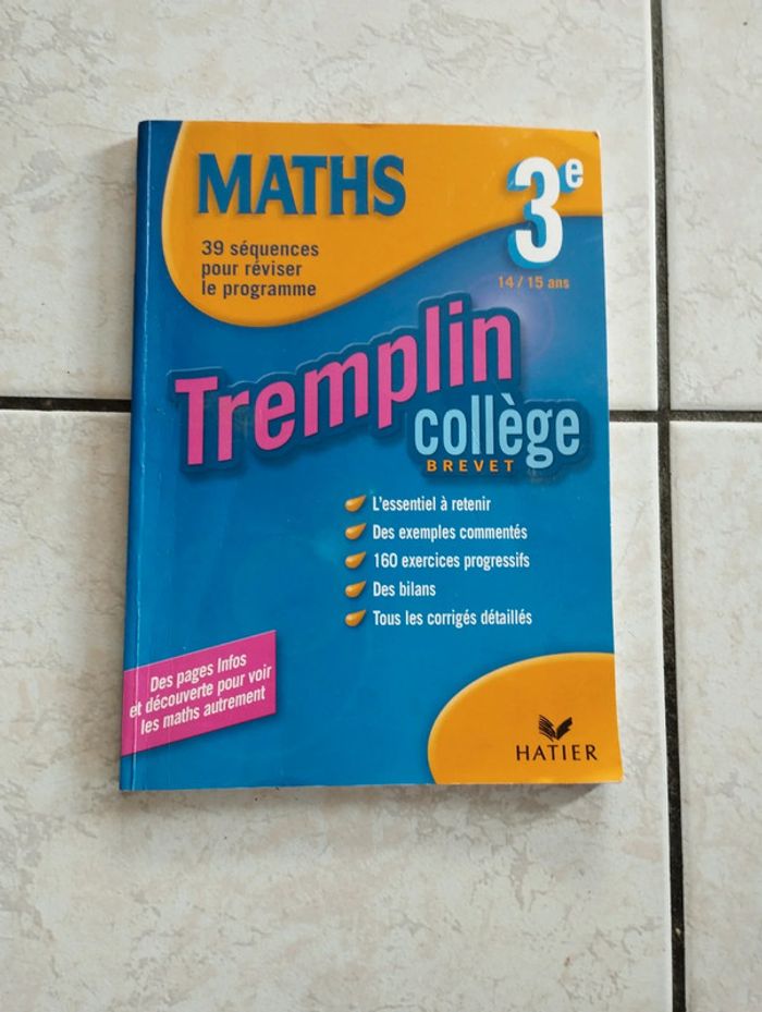 Livre math 3 ème