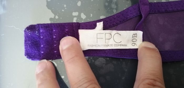 Soutien gorge violet 90B - photo numéro 3