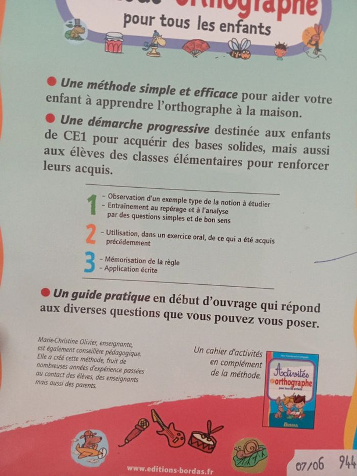 Méthode d orthographe Bordas - photo numéro 4