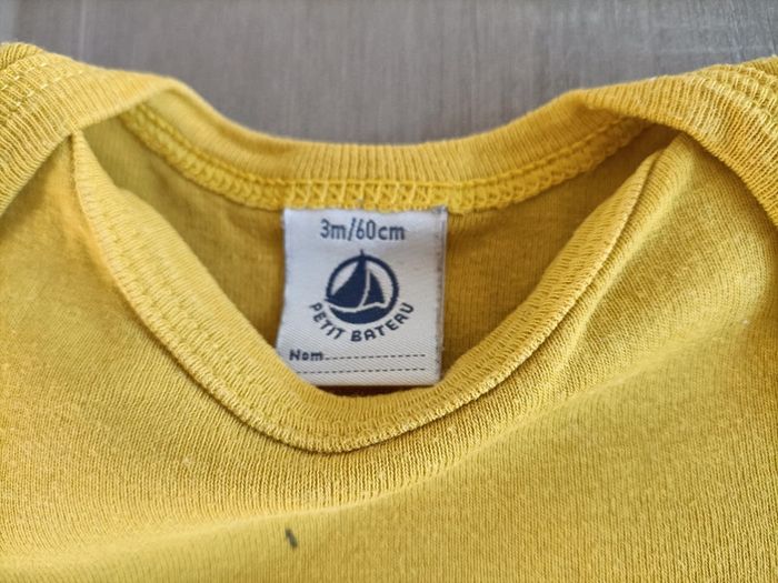 Bodie manches longues Mixte Petit Bateau 3 mois - photo numéro 3