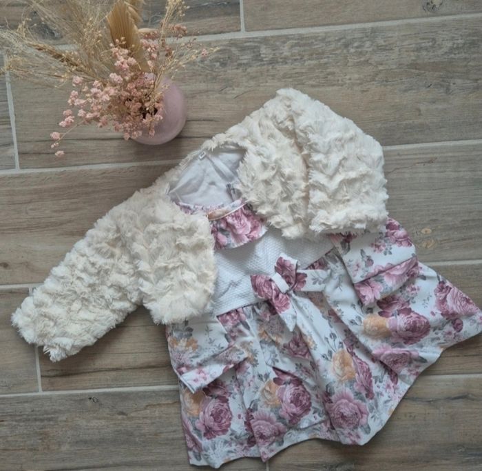 Gilet fourrure + robe