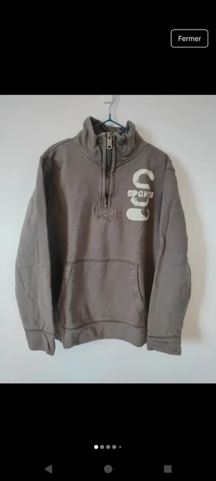 Sweat garçon en 100% coton