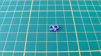 Boucle unique violette référence 30 08 8943 pièce détachée Playmobil #B85