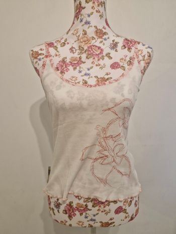 Débardeur florale vintage