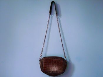 Sac pochette femme noir cloute chaine rock bandoulière neuf