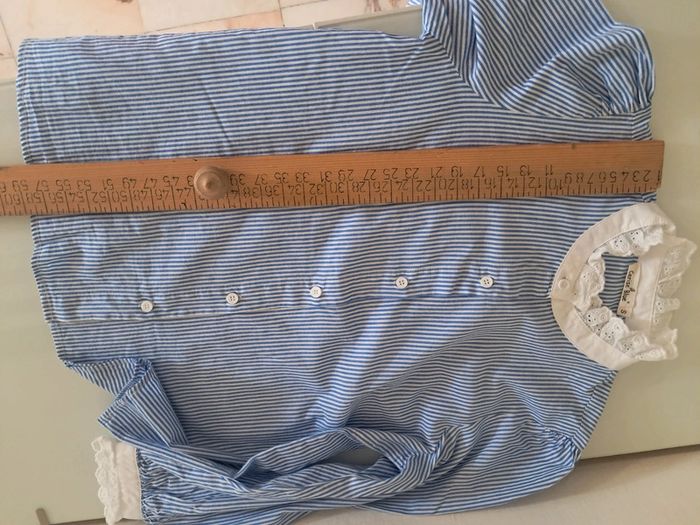 Cerise blue chemise T 36/38 en tbe - photo numéro 14