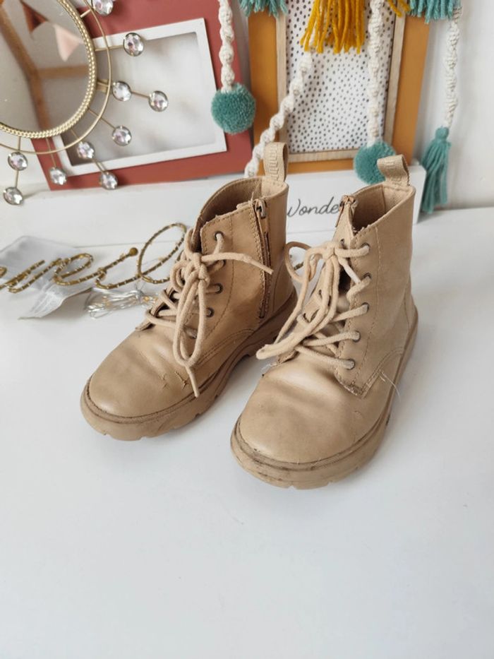 Bottines Zara 26 beige