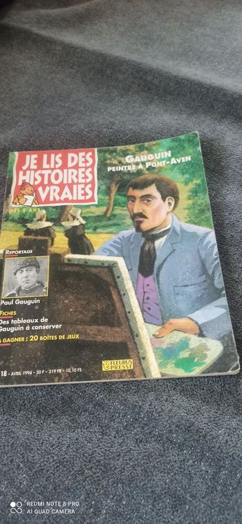 Revue je lis des histoires vraies paul gauguin