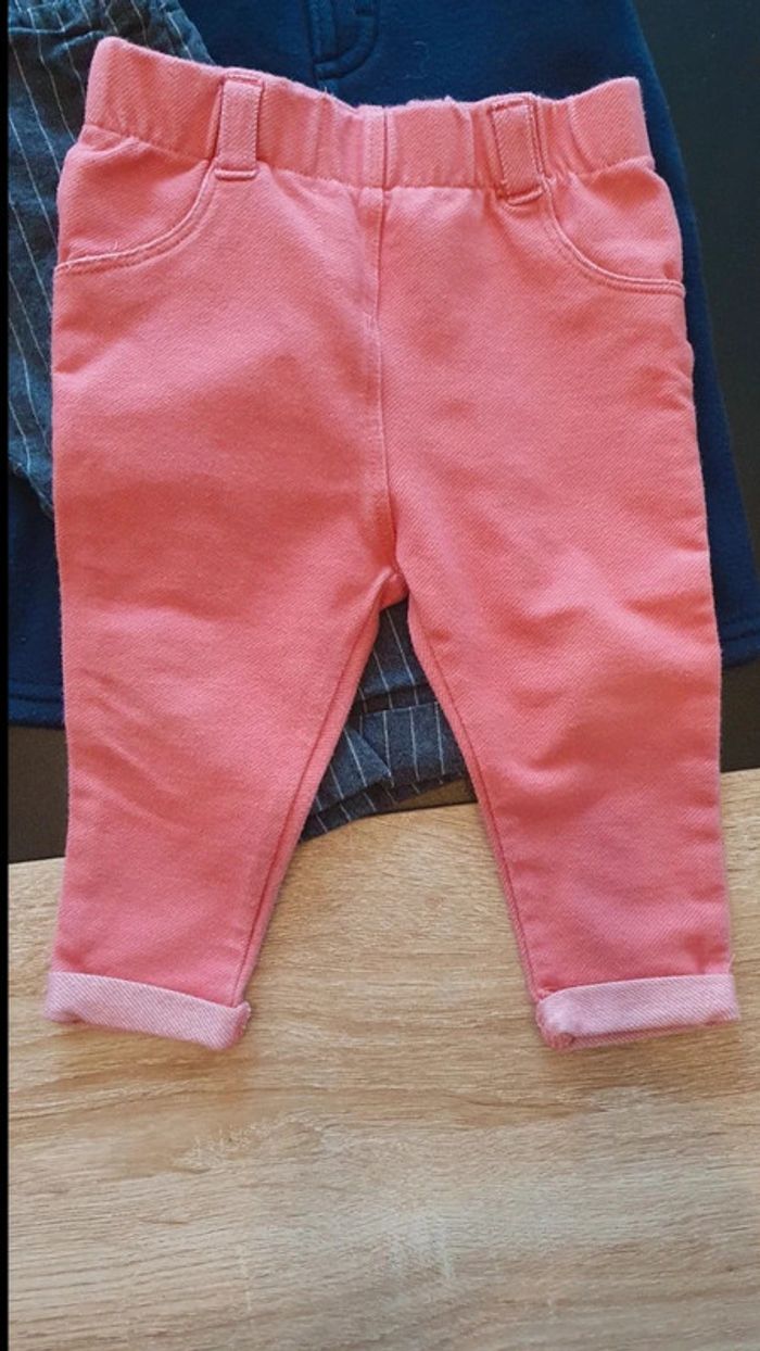 Lot de 5 pantalons 9 mois - photo numéro 3