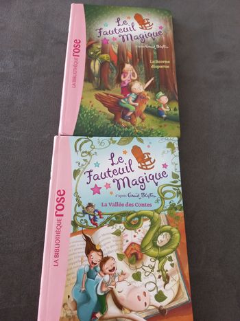 Lot 2 livres le fauteuil magique bibliotheque rose tome  2 et 6 