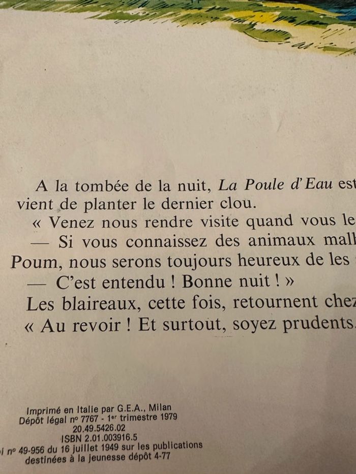 1979 Livre ancien Fanfan et la Colline en Feu Grands albums Hachette Pierre probst auteur Caroline - photo numéro 8