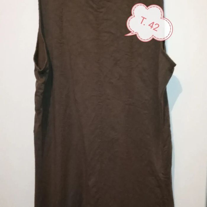 🌸Robe longue marron Taille 40/ 42 "Mais il est où le soleil" 🌸