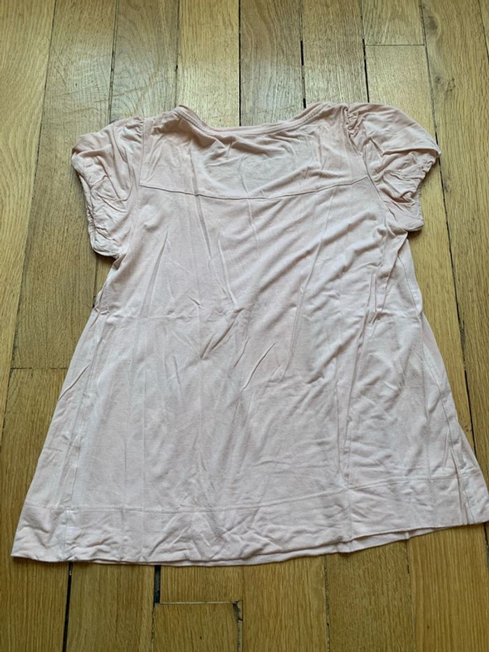 T-shirt rose pale t.34/36 soft grey - photo numéro 4