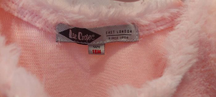 Superbe veste sans manches/boléro bébé fille Lee Cooper 18 mois rose comme neuve - photo numéro 3