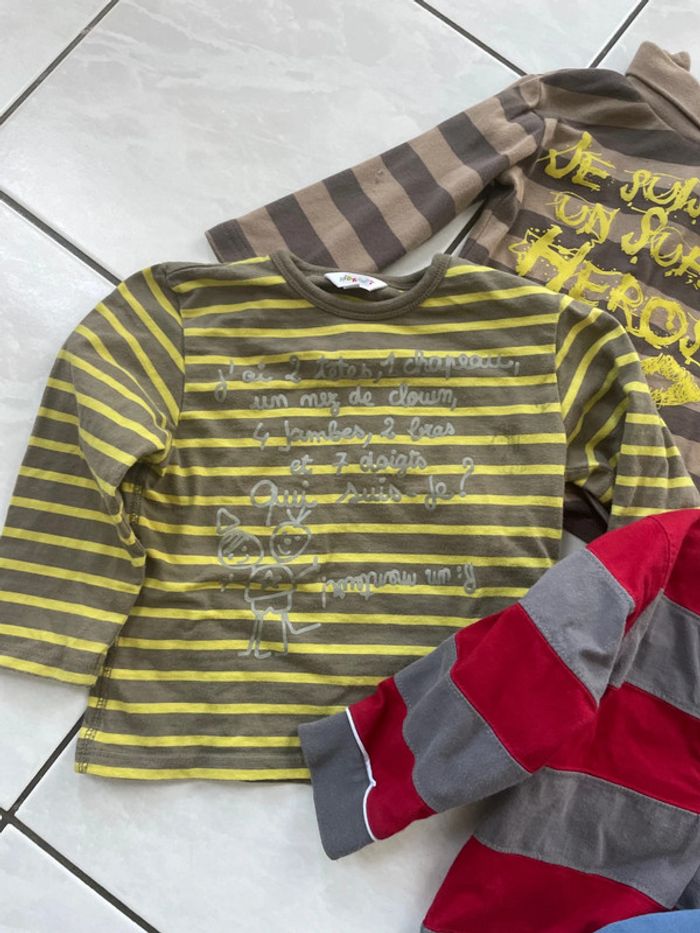 Lot de 5 hauts garçon 3 ans - photo numéro 2