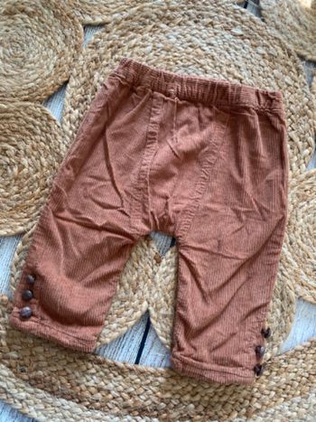 Pantalon velours 6 mois