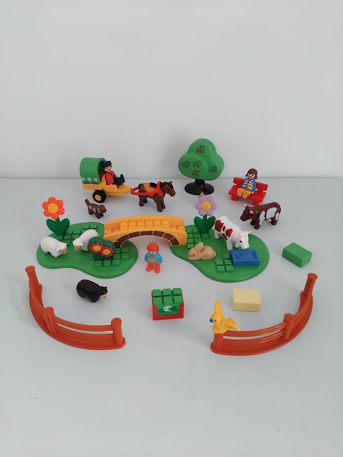 PLAYMOBIL 123 Prairie  Animaux de la Ferme
