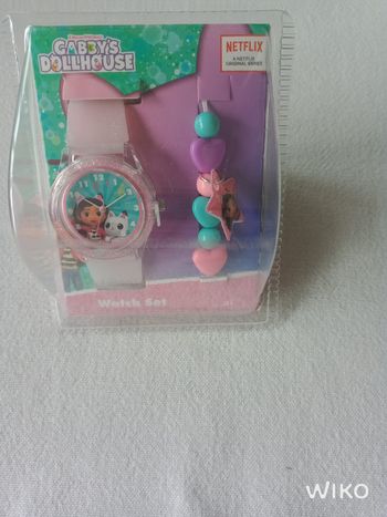 Montre avec bracelet gabby chat