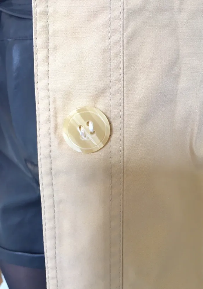 Trench beige-crème vintage - photo numéro 4
