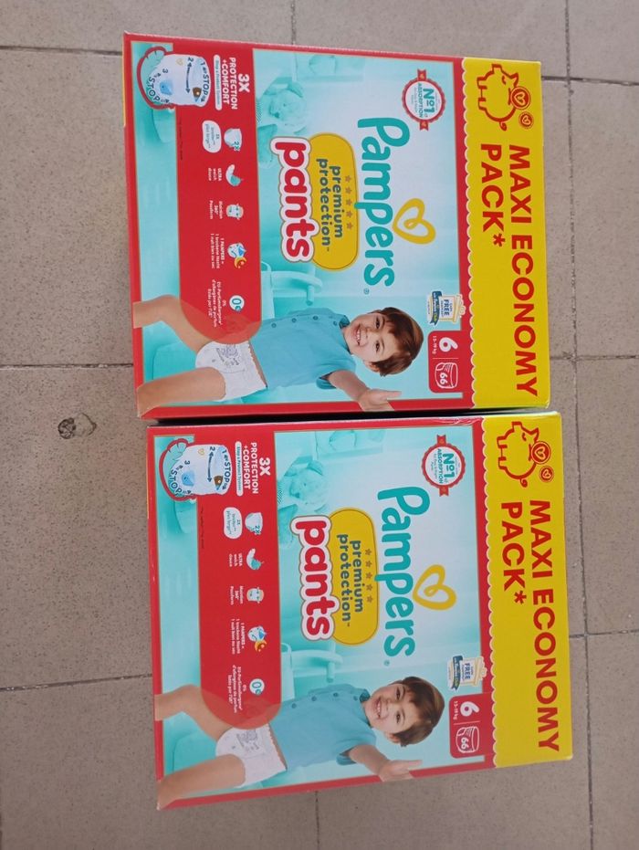 Couche Pampers pants  taille 6