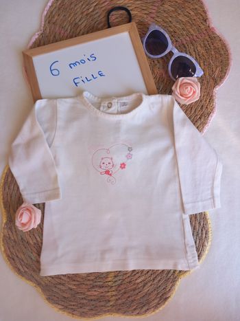 Maillot longue manche fille 👧 6 mois