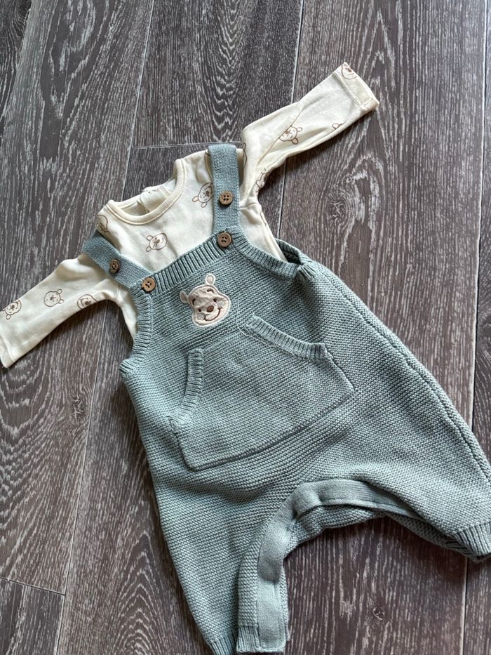 Salopette avec body  Winnie 1 mois