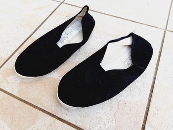 Chaussures chaussons de gymnastique noir fille femme Domyos pointure 37