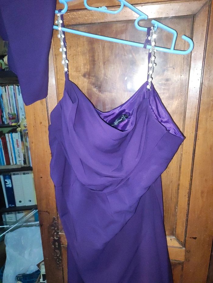 Robe de soirée violette - photo numéro 2