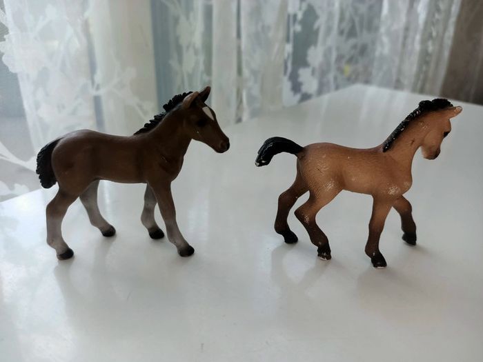 Lot de 9 chevaux et 5 poulains Schleich - photo numéro 6