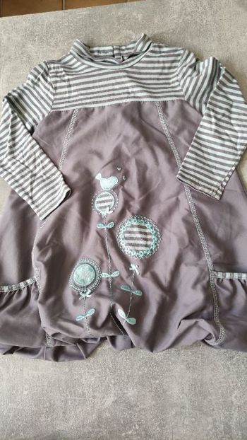 Robe manches longues fille 23 mois 2 ans