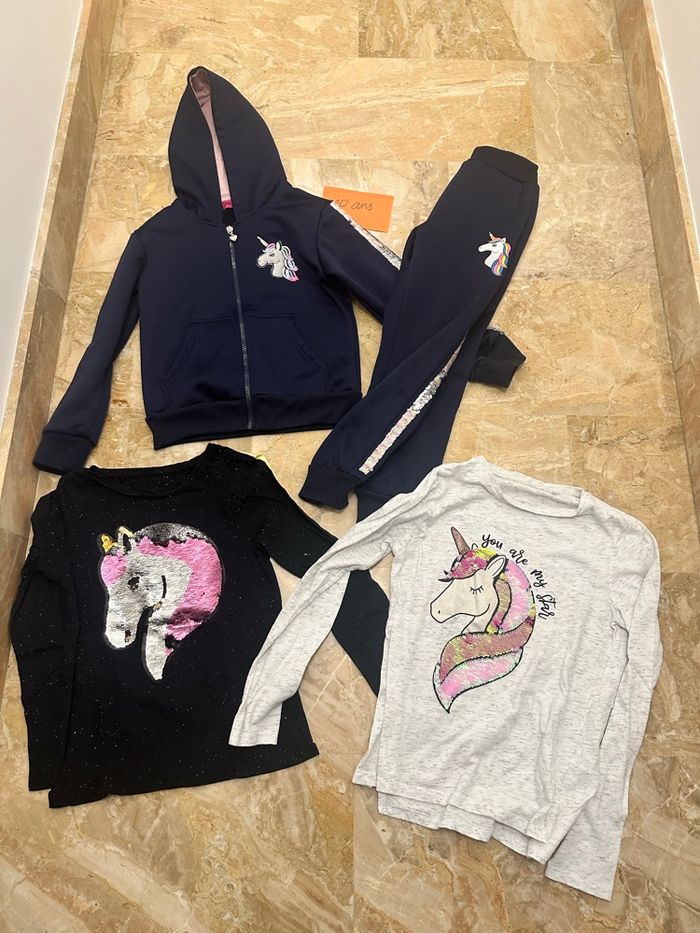 Ensemble licorne 10 ans