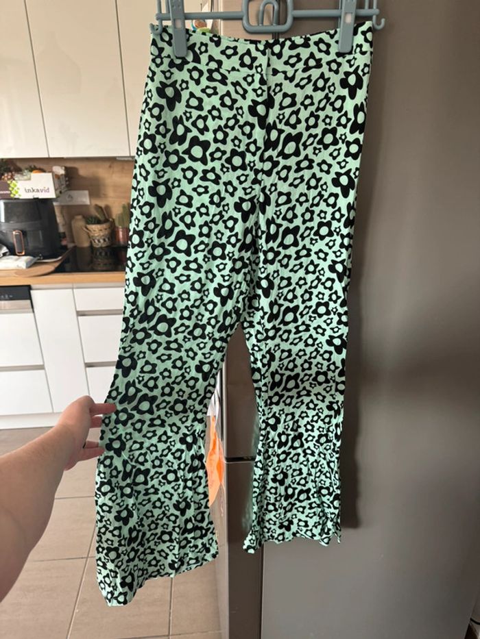 Pantalon évasé fleuri pimkie - photo numéro 2