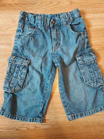 Short mi long en jean