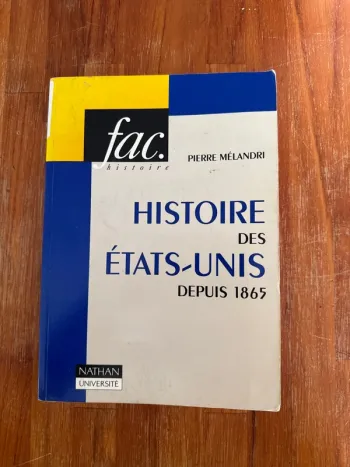 Livre histoire des États-Unis depuis 1865