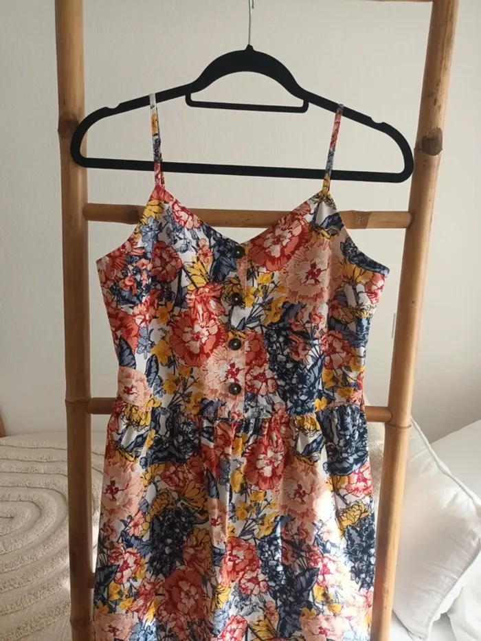 Robe en lin et coton taille 38 - photo numéro 2