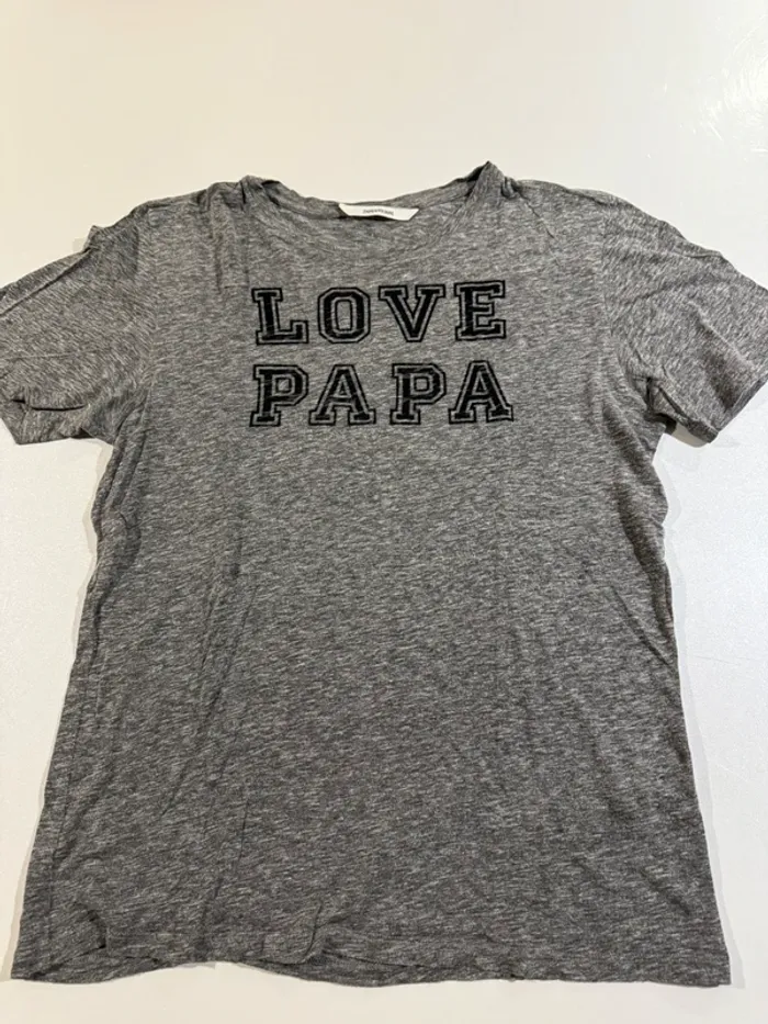 T-shirt zadig et voltaire love papa