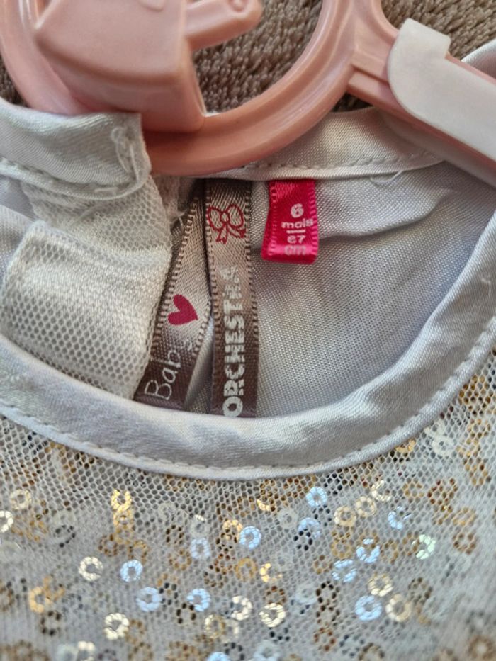 Robe de cérémonie/ fête 6 mois - photo numéro 3