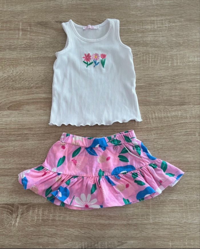 Ensemble bébé fille - 6/9 mois / 68 cm