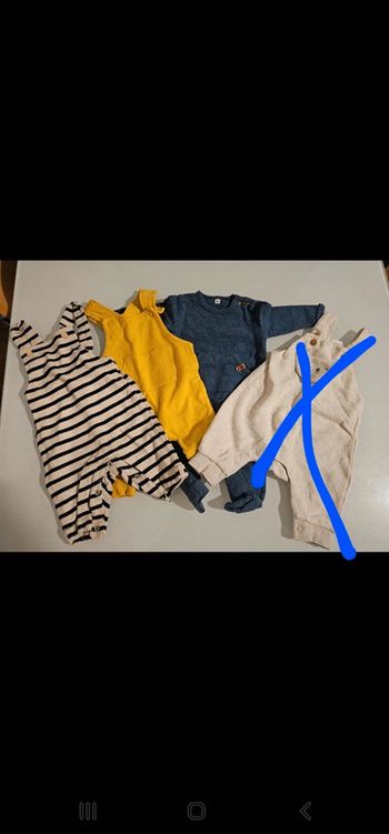 Lot de 4 combinaison