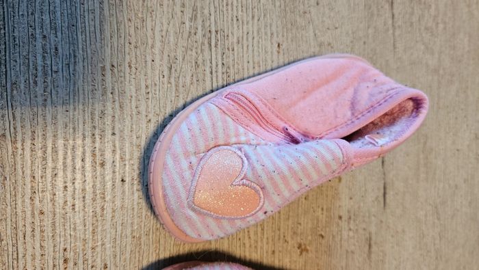 Pantoufles fille rose avec tirette, 21 - photo numéro 2