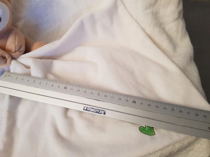 Ourson mouchoir cœur vert - photo numéro 6