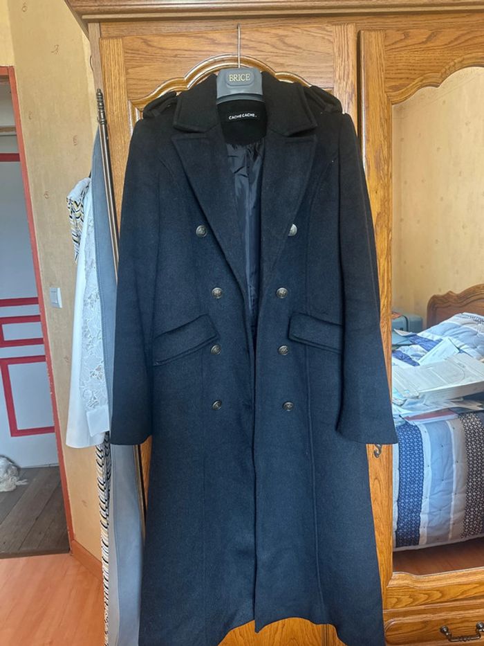Long manteau noir