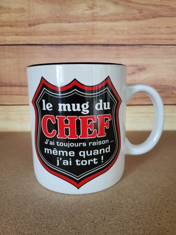 Le mug du chef