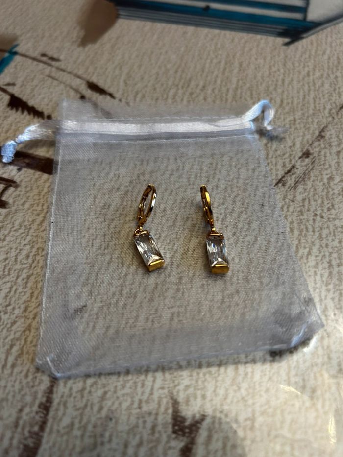 Boucles d’oreilles en acier inoxydable - photo numéro 4