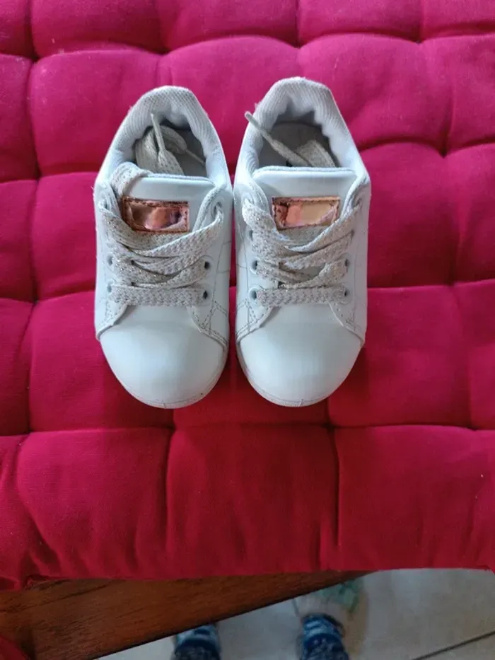 Baskets blanches Ninety Height 24 - photo numéro 1