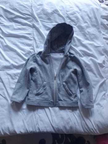 Gilet zippé à capuche
