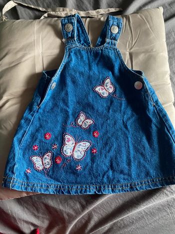 Salopette jean bébé 3 mois