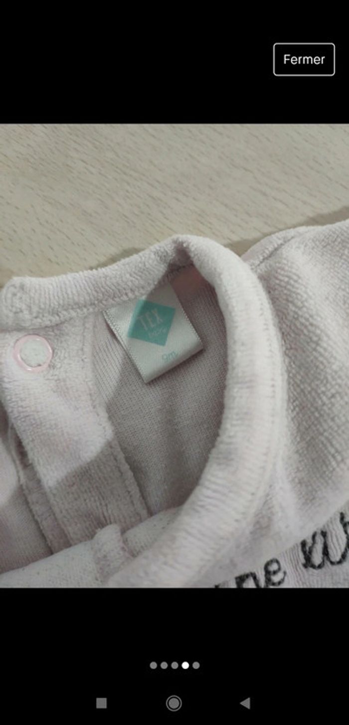 Pyjama fille rose Little nights song 9 mois - photo numéro 4