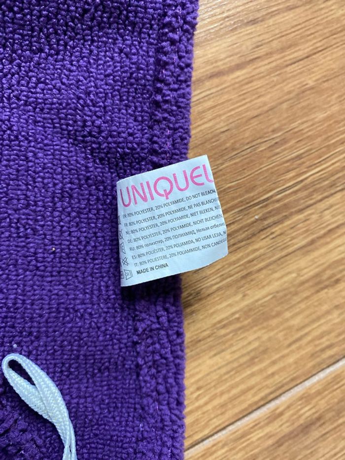 Bandeau serviette pour cheveux violet UniquelyZero - photo numéro 6