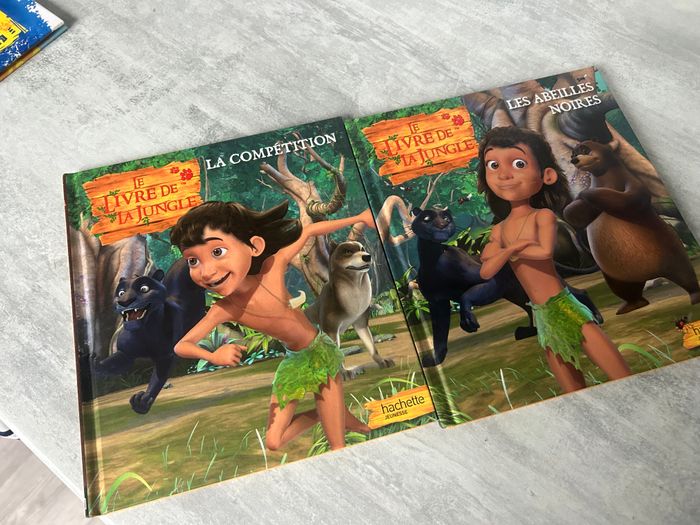 livre de la jungle lot de 2 livres les abeilles noires et la compétition
